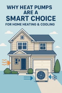 heat pumps for home heating and cooling with outdoor condenser unit