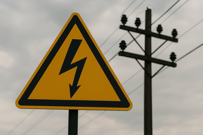 Downed power line